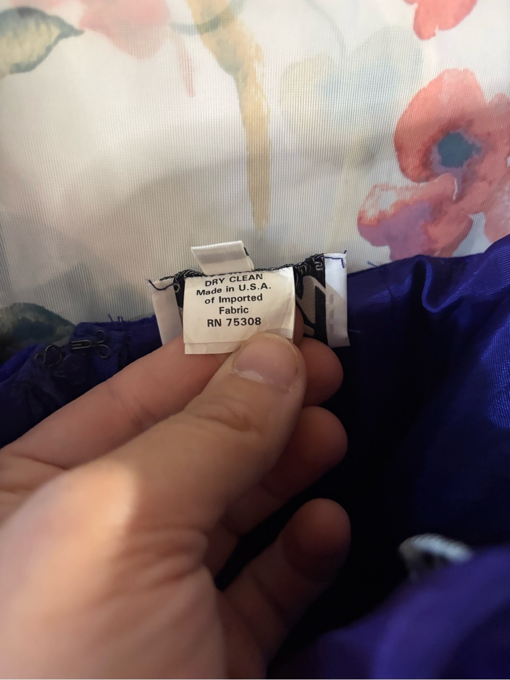 Vintage Elegant Royal Purple Velvet Slip Dress - Picture 7 of 13